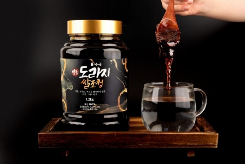 나물캐는곰 협동조합,곰푸드 발효도라지,생강쌀조청 세트