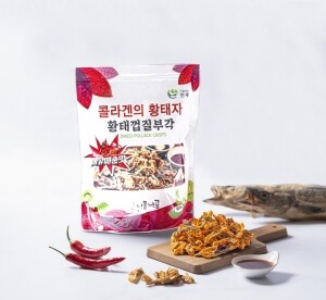 (강원ON)곰푸드 황태껍질각 130g * 3봉(불닭매운맛)